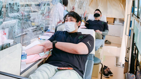 青年部有志にて献血活動へ参加して参りました！